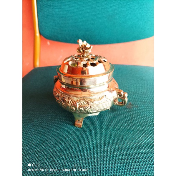 Tempat hio dupa dupa kerucut  kuningan