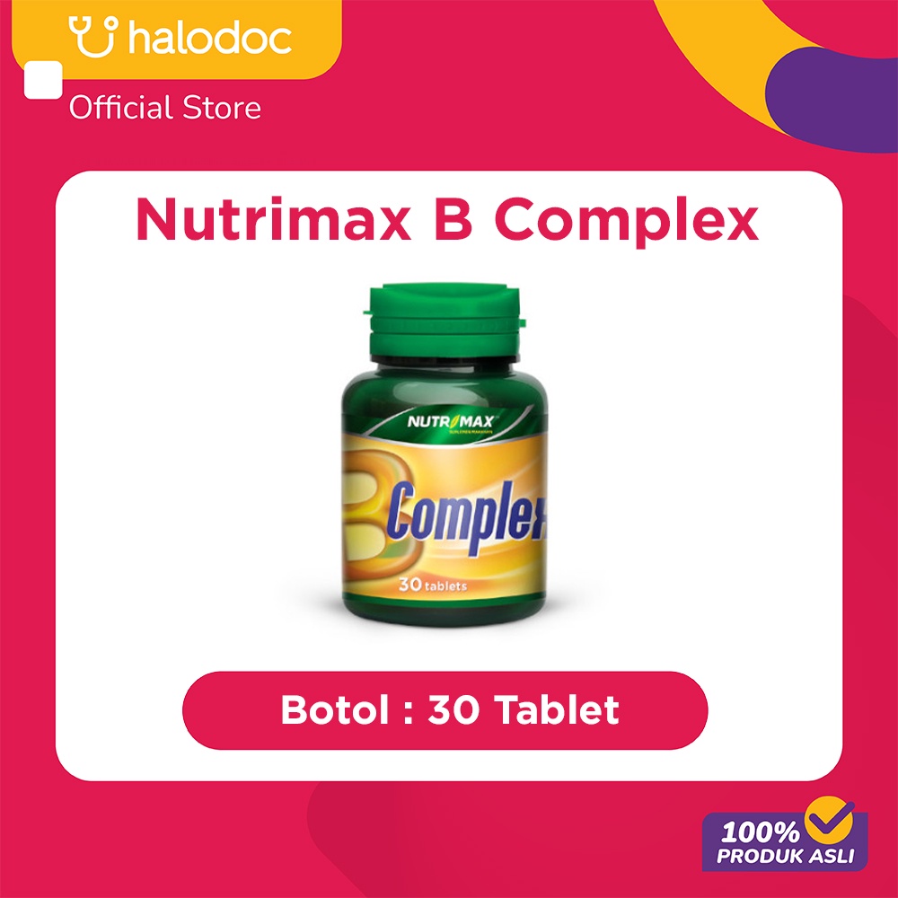 Jual Nutrimax B Complex 30 Tablet | Shopee Indonesia