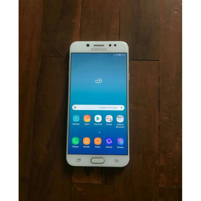 Jual HP Handphone Second Seken Samsung J7 Plus Ram 4/32gb HP aja Mulus No Minus