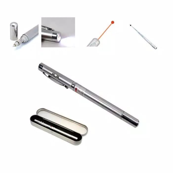 

Pulpen Pen Exclusive Pena 5 in 1 Laser Pointer Box Premium Presentasi GRATIS ONGKIR EKSTRA