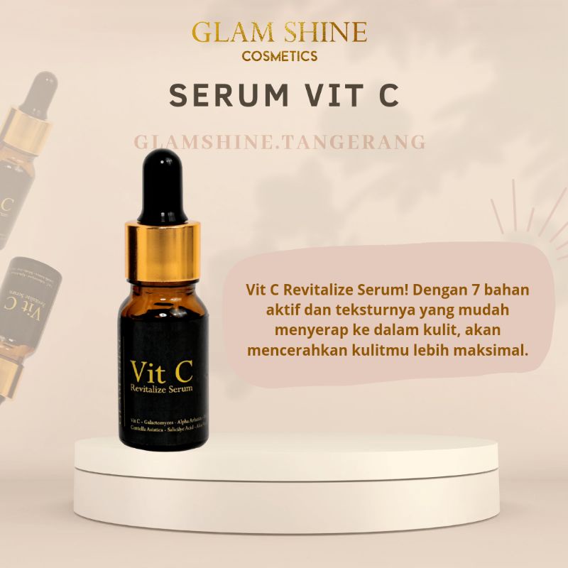 GLAMSHINE SERUM VIT C  / SERUM PENCERAH / SERUM GLOWING ( VIT C )