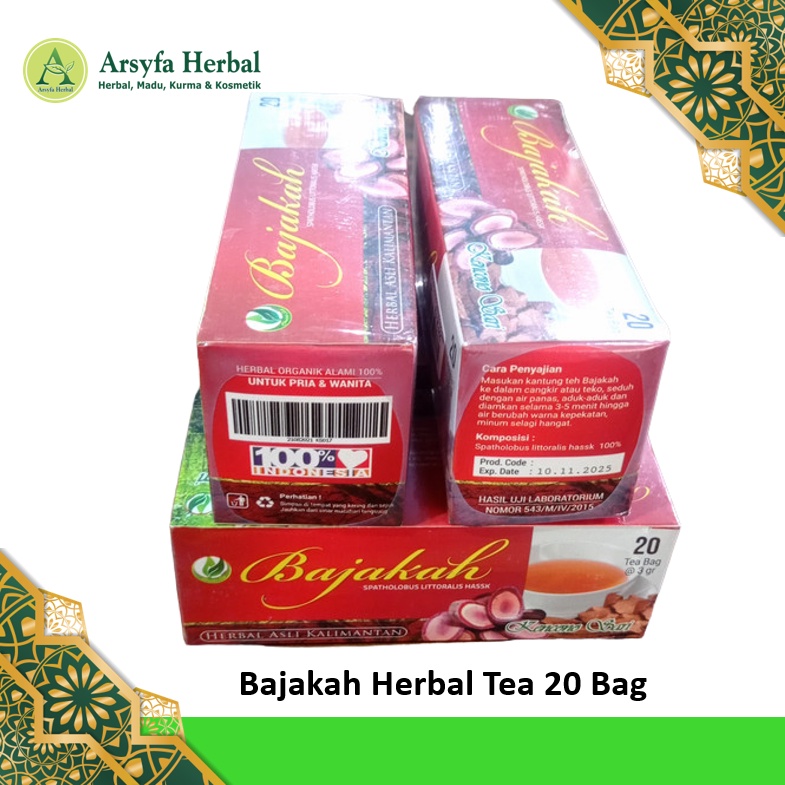 

Teh Bajakah Teh Celup Akar Bajakah Asli Kalimantan Herbal Kanker Tumor Kencono Sari Isi 20 Bag