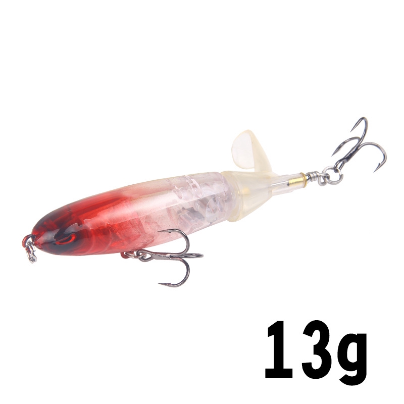 1pc Umpan Pancing Bentuk Ikan Kecil 10cm / 13g Dengan Kail Treble