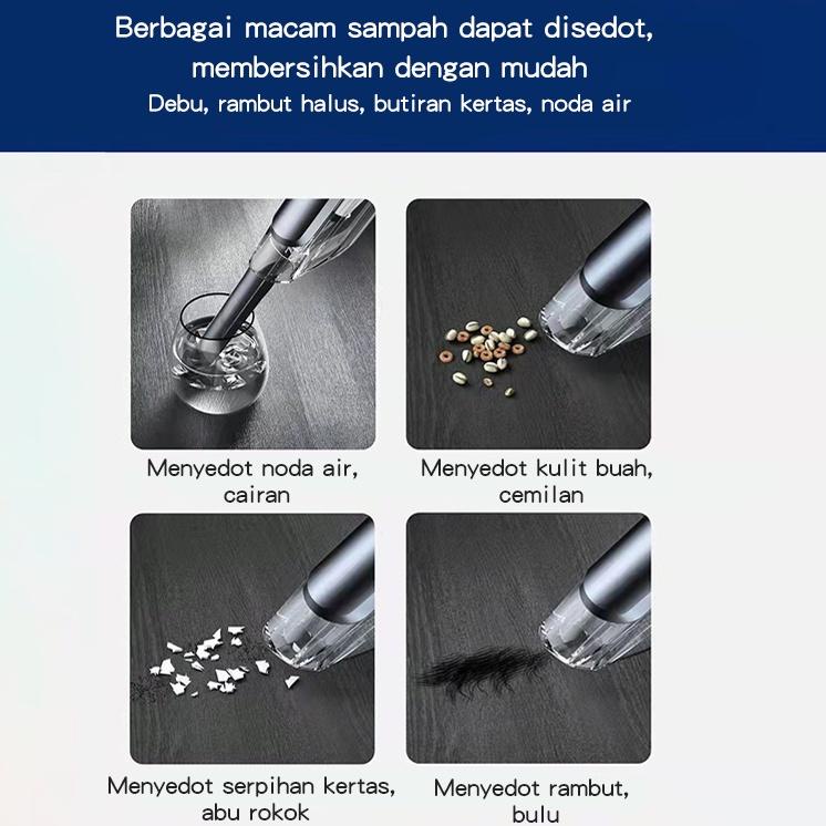 Sedang Diskon Vacum cleaner tanpa kabel Hisap yang bagus 5.5kpa Vakum cleaner Penyedot Debu mini portable