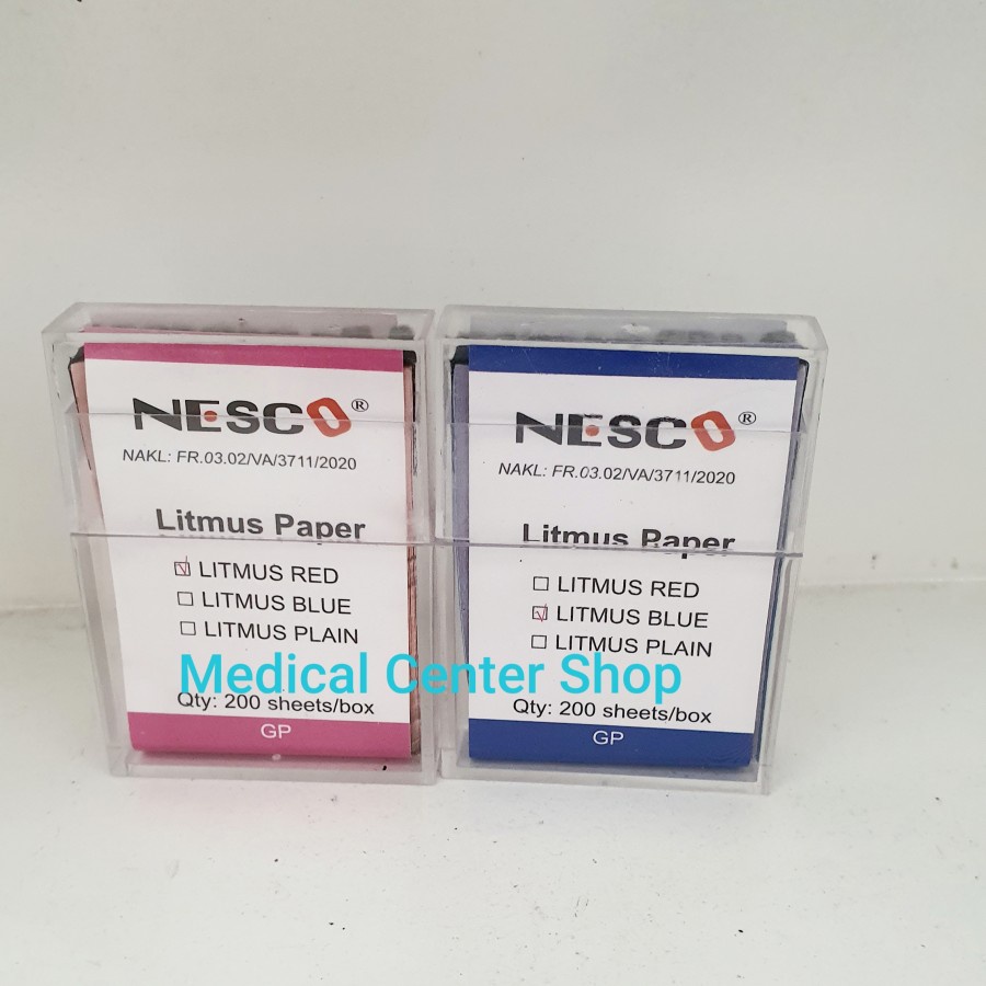 Kertas Lakmus Litmus paper Kertas AsamBasa Ph Air Alat tes air ketuban Kertas Lakmus Nesco BOX