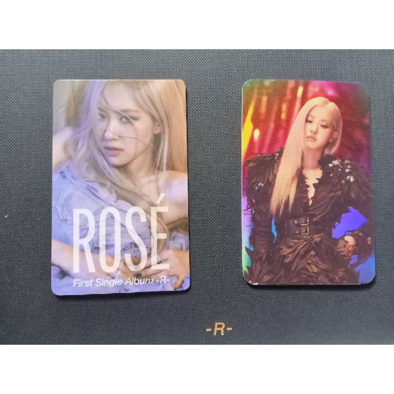 Rose vibe card, hylt hologram, postcard
