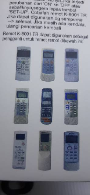 REMOTE REMOT AC SHARP CRMC-A790JBEZ LOW WATT MULTI UNIVERSAL