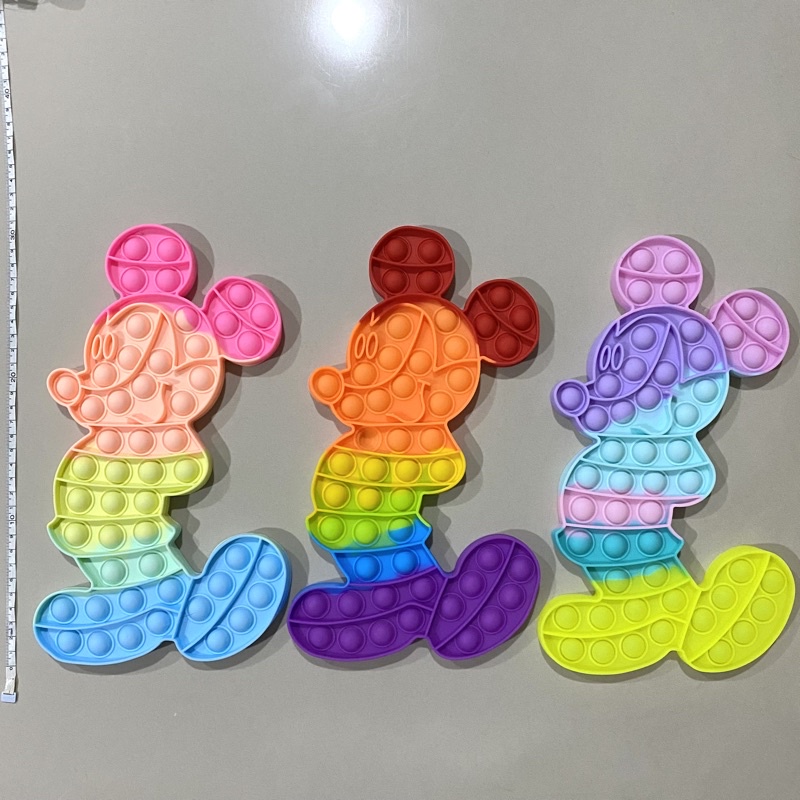 Pop It JUMBO Raksasa Mainan Anak Toys Dinosaurus Kupu Hello Kitty Unicorn-MICKEY body