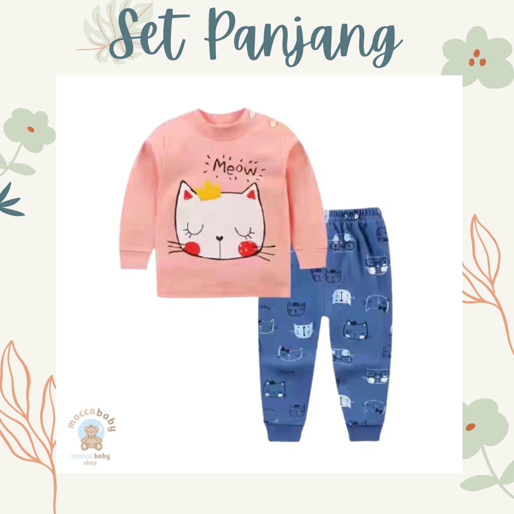 MBSS Baju Premium Anak Bayi Piyama Jumper Jumpsuit Celana Tidur Lengan Panjang NEW H5 111