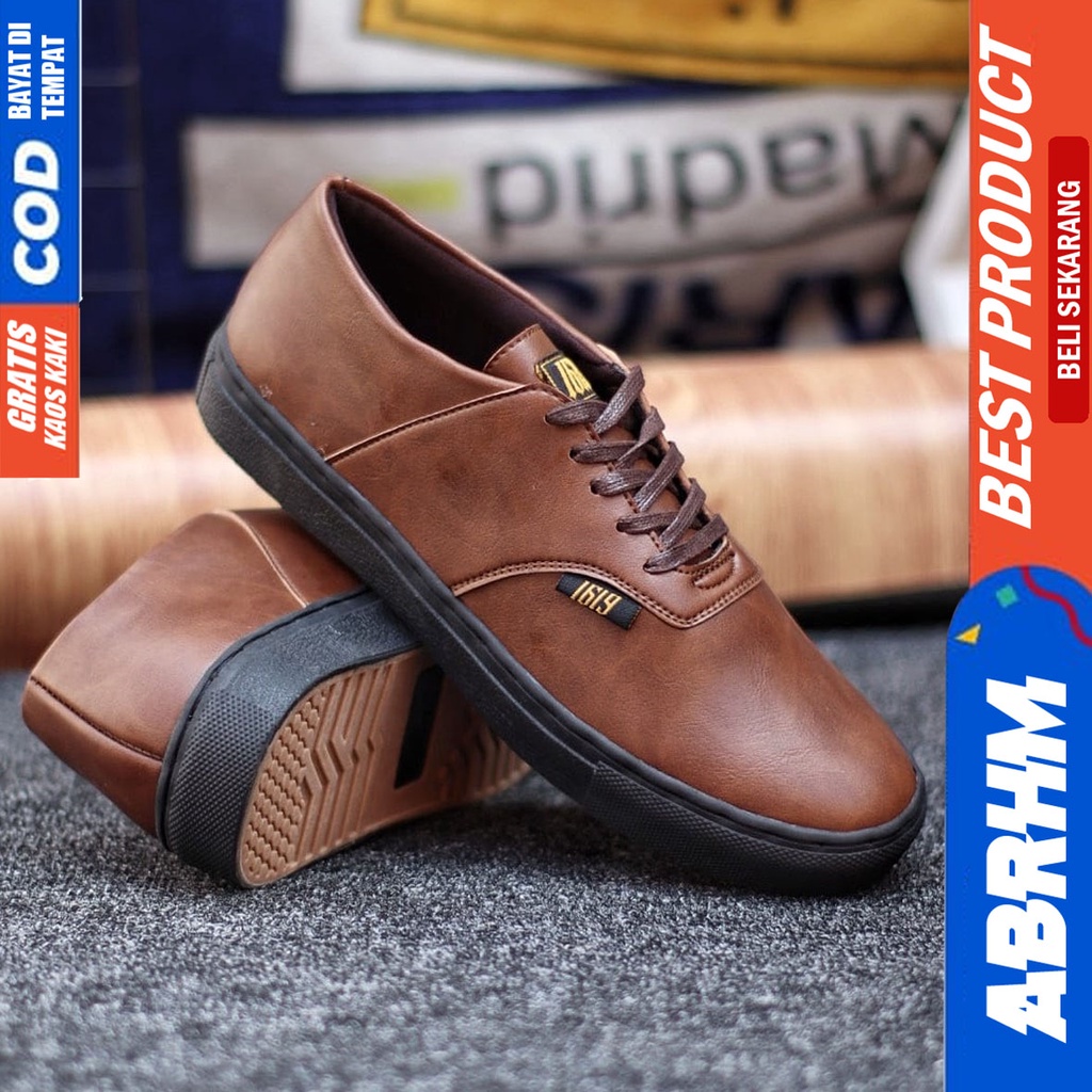 Abrhm Authentic - Sepatu Formal Pria Casual