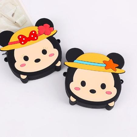 Amadela Story - Tas Selempang Anak Jelly Rubber Karakter Import Tas Lucu Anak Coin Purse Tas Koin • 