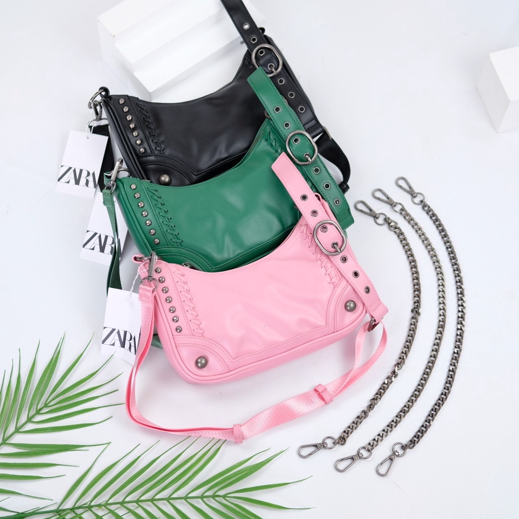 [7.7 Boombastis Sale⚡] - TAS WANITA SELEMPANG Z322 SLING BAG PREMIUM IMPORT