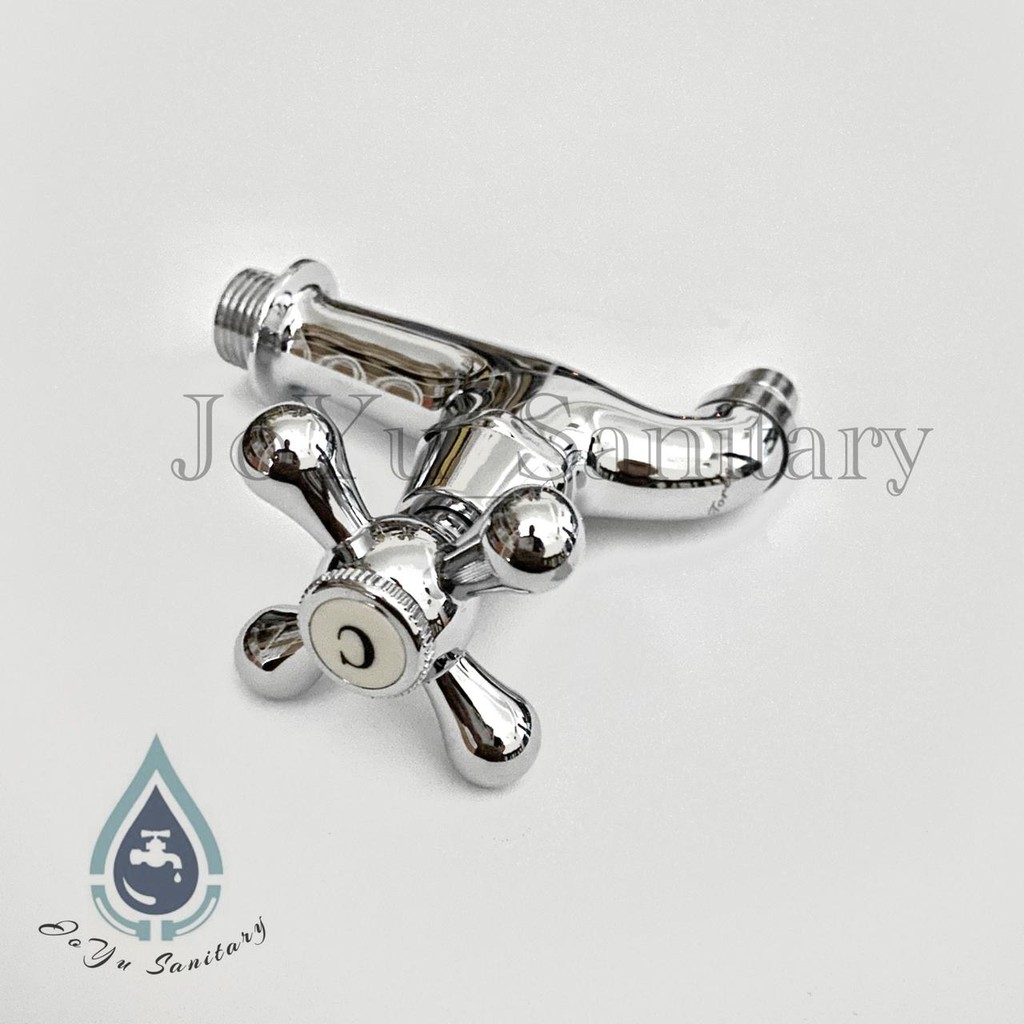 Kran TAMAN Kuningan Baling karet 3-Keran Air tembok Kamar Mandi brass putar vae kencang/H10