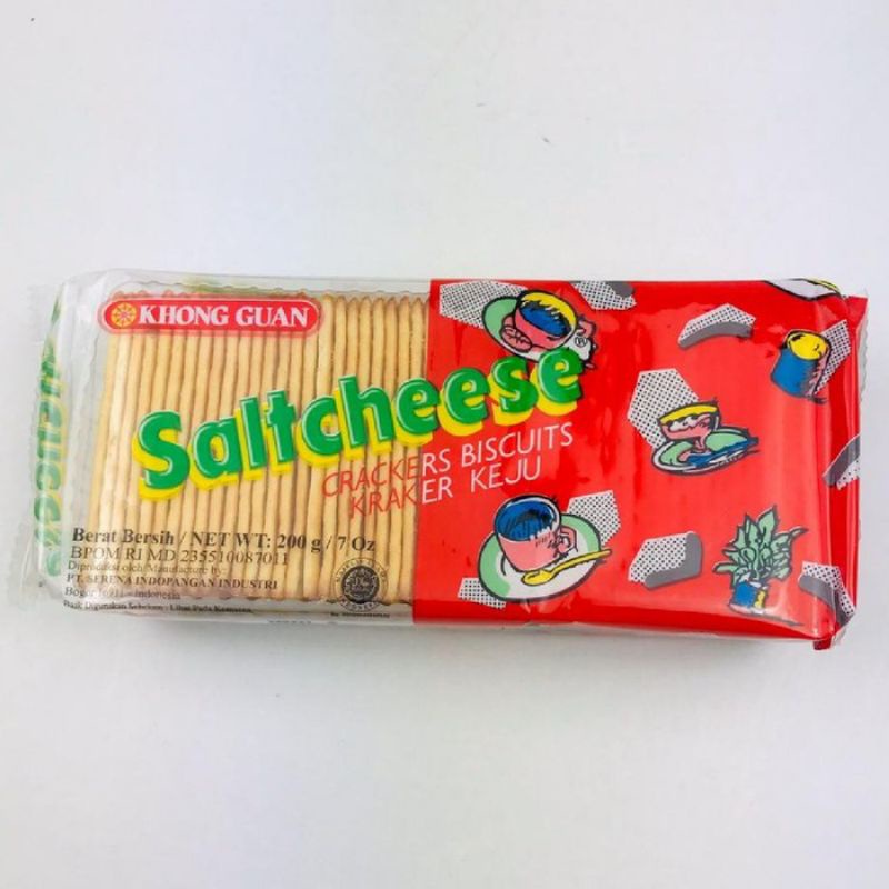 

Khong Guan Saltcheese Crackers 200gr