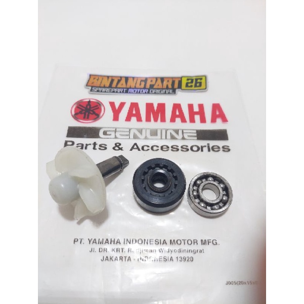 kipas seal Waterpump plus lahar bering Sil Water Pump Radiator Yamaha Jupiter MX King Vixion New Old