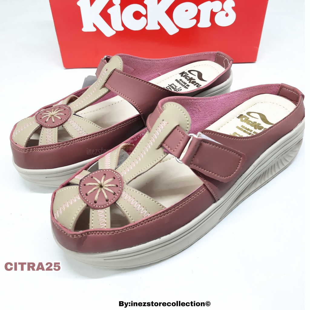 WEDGES SANDAL SLOP TERBARU CITRA25 MURAH