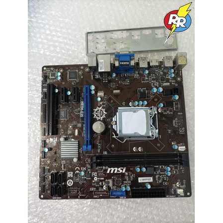 Motherboard Mainboard Mobo PC Merk MSI H81M-E35 Socket 1150 ada HDMI Murah