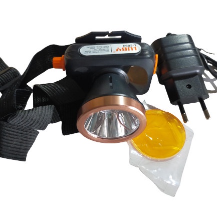 COD LUBY HEAD LAMP SENTER KEPALA 2883 L SUPER TERANG LAMPU PUTIH 10 WATT