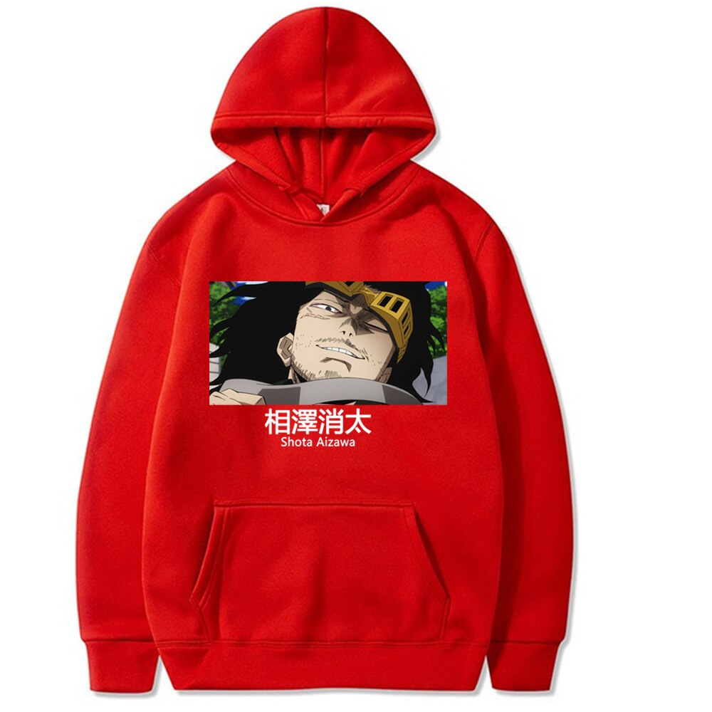 Sweater Hoodie Anime Shota Aizawa II Shota Aizawa Anime Jumper Hoodie II Sweter Oblong Topi Sz M - XL ( Pria &amp; Wanita / Anak &amp; Dewasa )