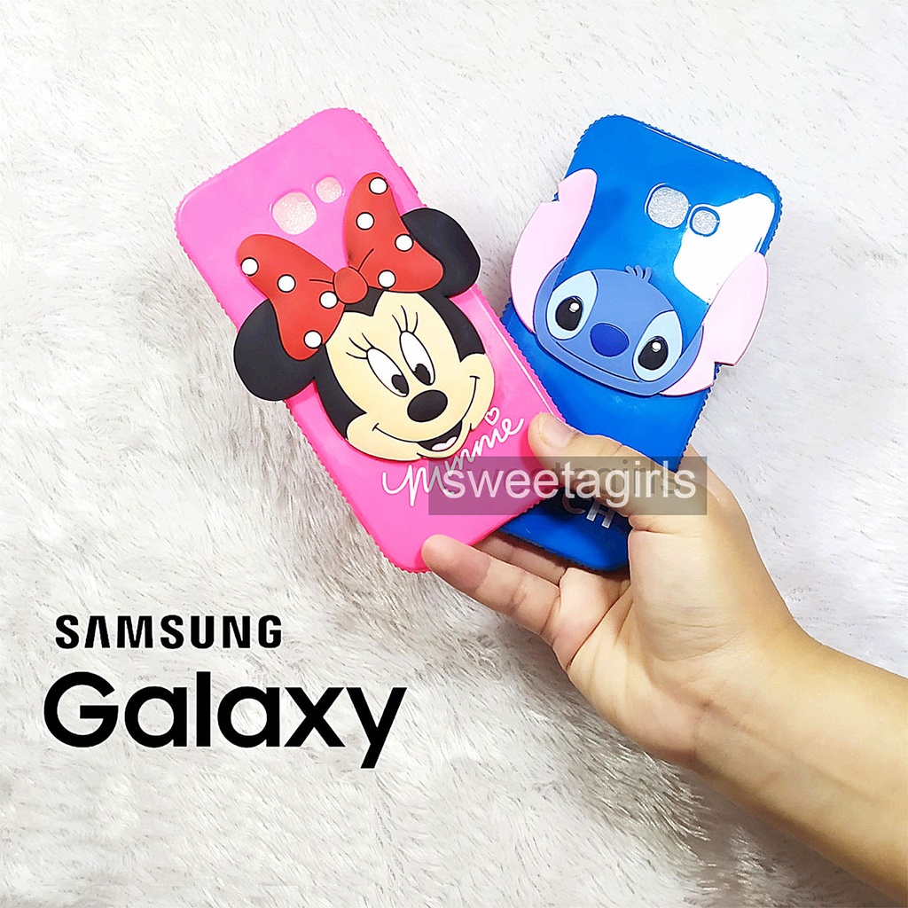 Casing Jelly Timbul -  Karakter Disney untuk Samsung Galaxy A3 (2017) / A320 - Samsung Galaxy A5 (2017) / A520 - Samsung Galaxy A7 (2017) / A720 - Case silikon jelly 3D - Rubber Case