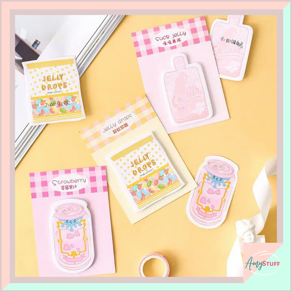 

Sticky Notes Motif Snack
