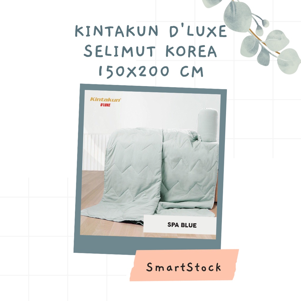 Ss Selimut Korea Kintakun Deluxe D'luxe Summer Blanket Ukuran 150x200 cm Comforter Bedcover Saja Only