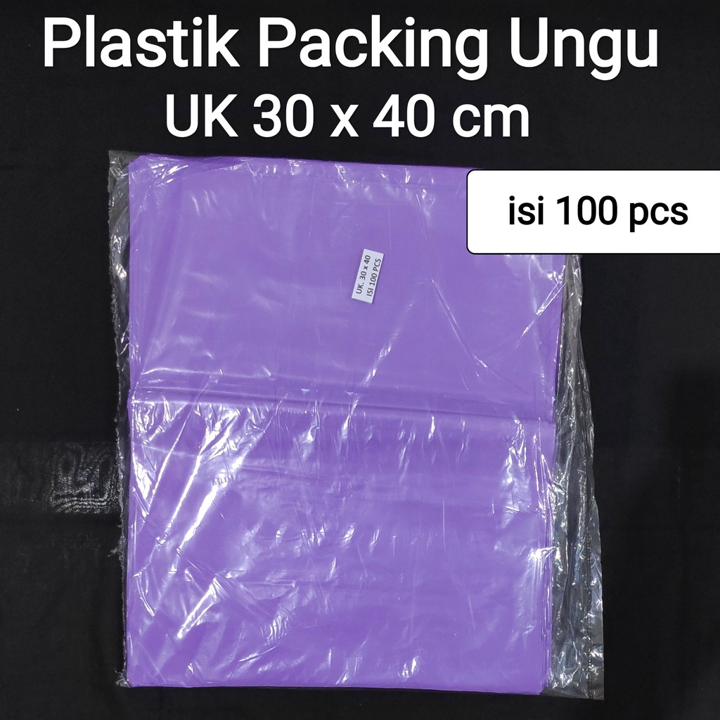 HD Packing Polos uk 30x40 (isi 10bks) kantong plastik baju - kantong bungkus Paket