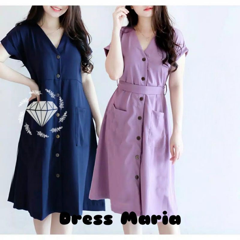 MIDI DRESS LILAC DRESS KOREA DRESS BUSUI TERUSAN CASUAL BAJU FORMAL DRESS KEKINIAN TERBARU 2021