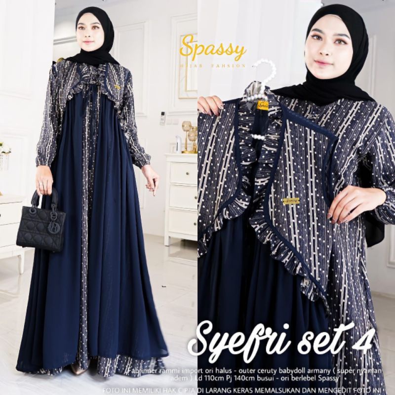 gamis set syefri set 4 syefri 4 set