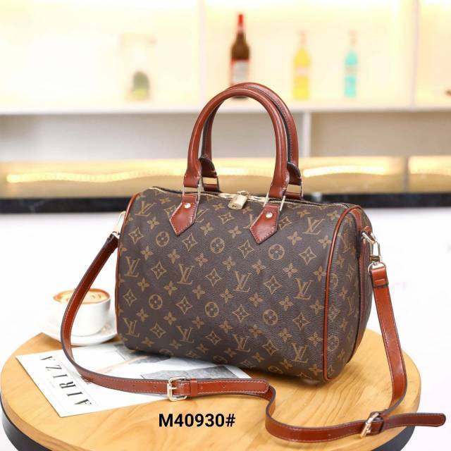 LV Speedy Sz 30cm Monogram Handbag M40930#