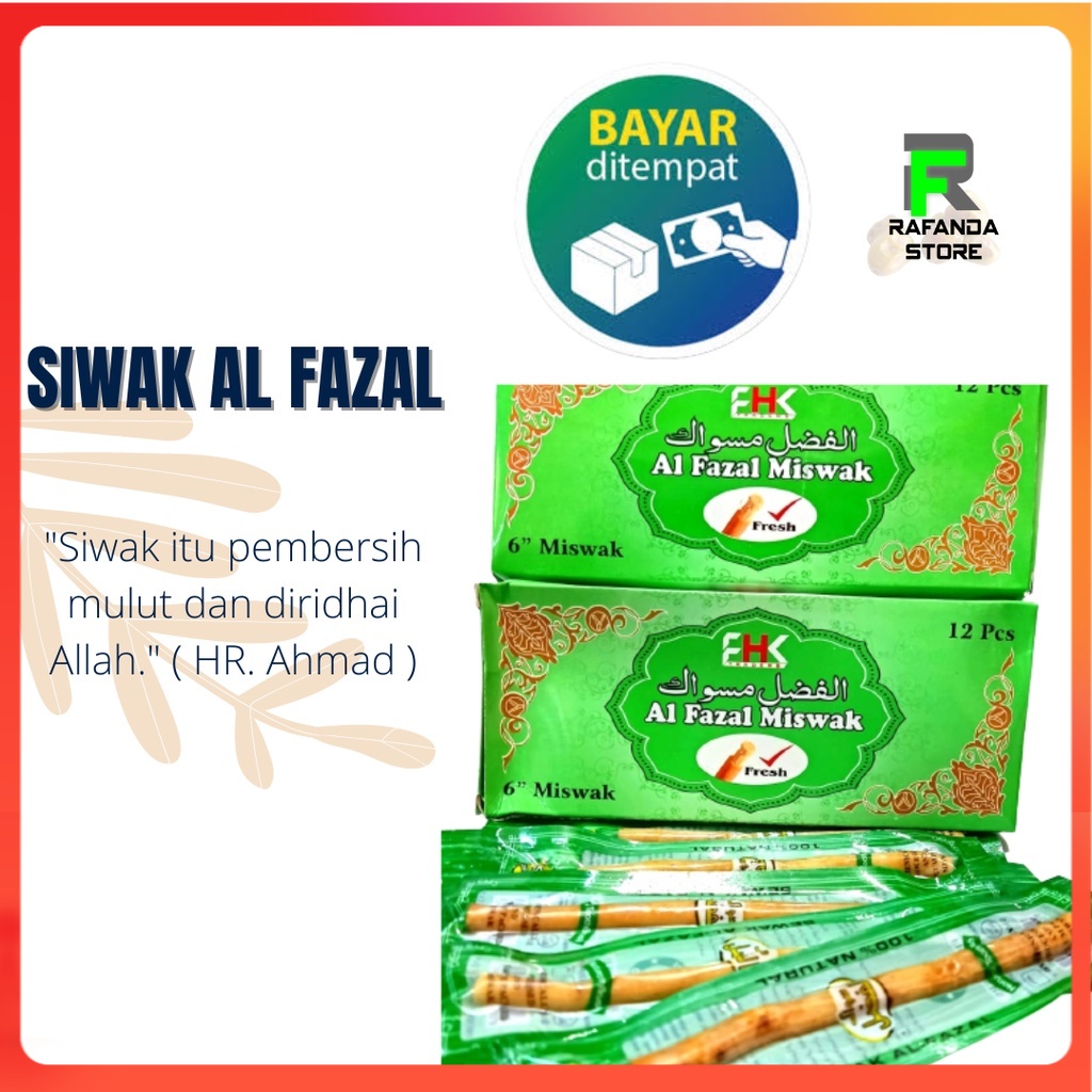 Siwak / Miswak Al Fazal Original