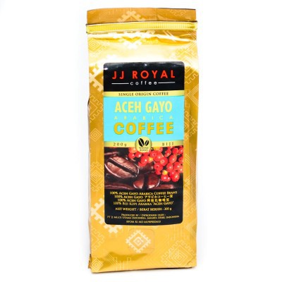 

JJ Royal ~ Coffee Mandheling Arabica Ground Bag 200g | Kopi Bubuk