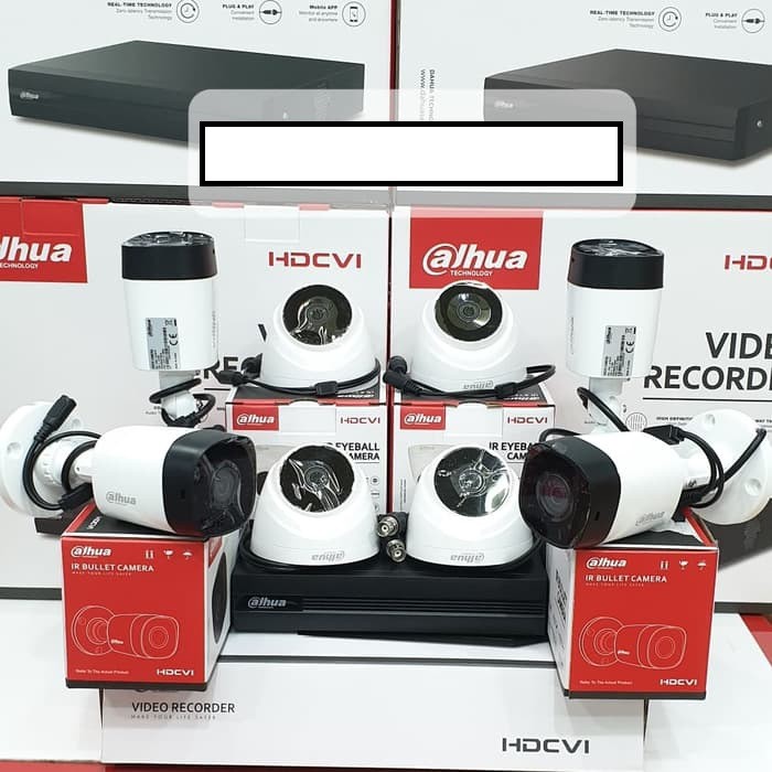 Paket CCTV Dahua 2MP 8 Kamera HDD 500GB Siap Pasang