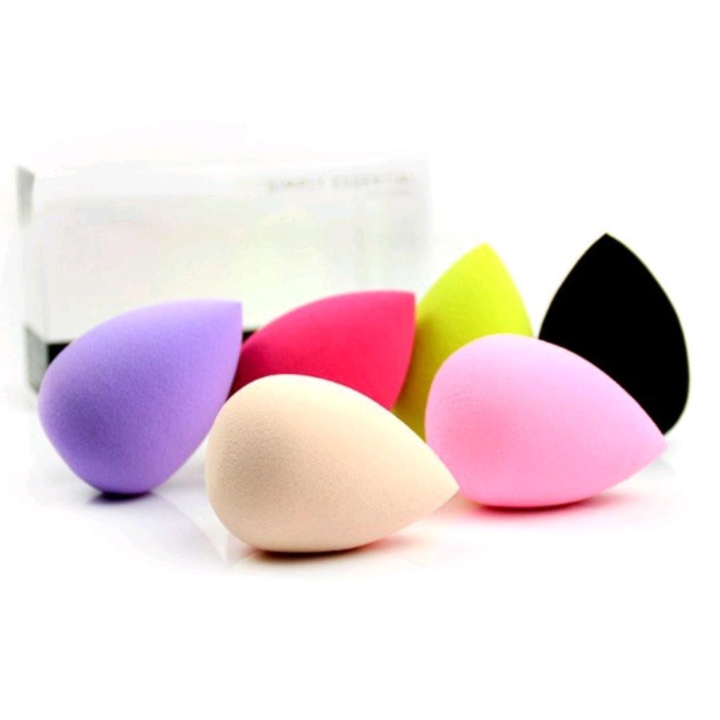 *galerybeautysemarang* Beauty Blender Tear Drop Egg Spons Make Up colorfull Sponge Telur Alat Kosmetik Spons Telor