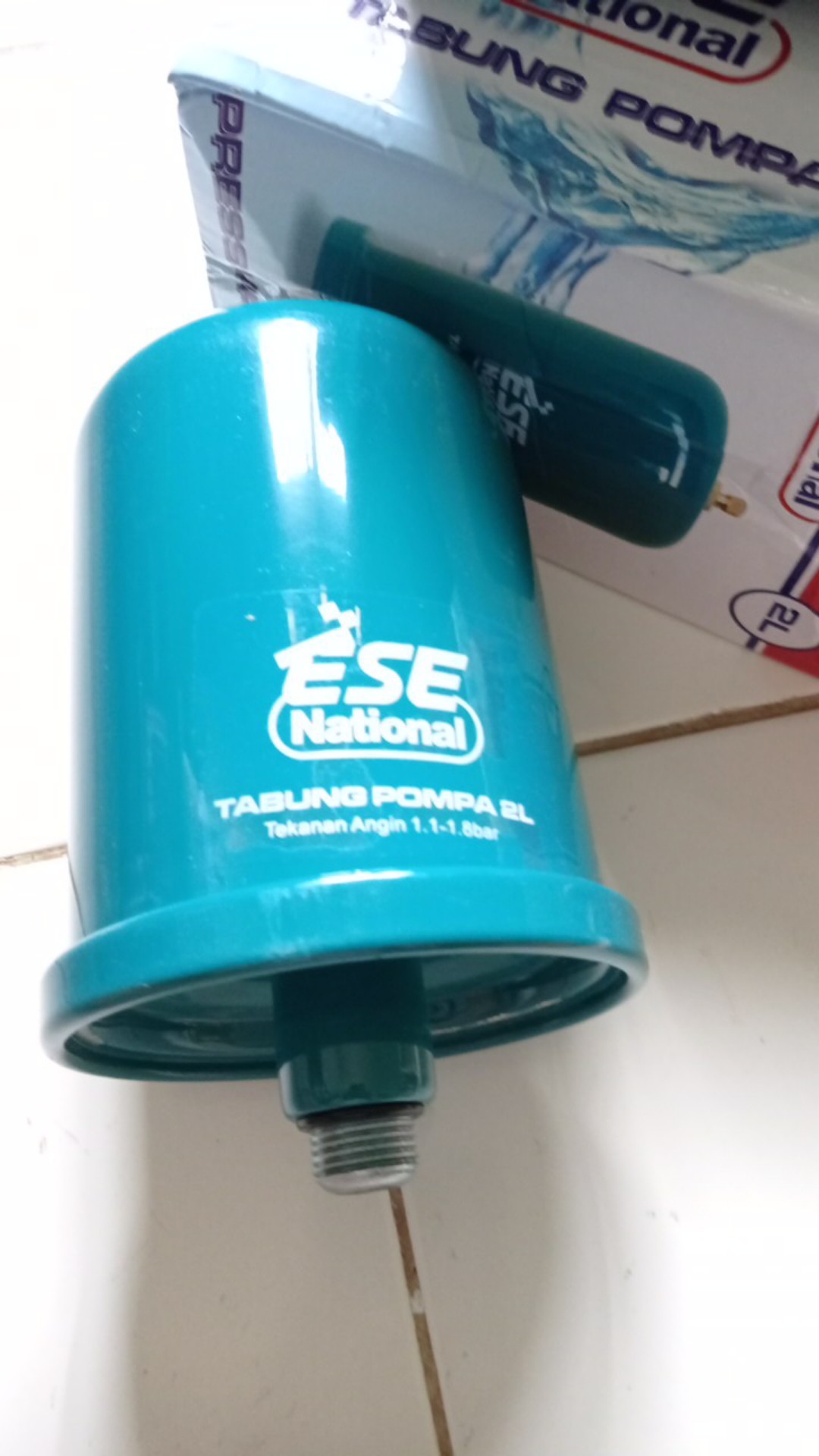 Grosir Ecer Tabung Besi Ese Punya Pompa Shimizu Model National Hijau Murah