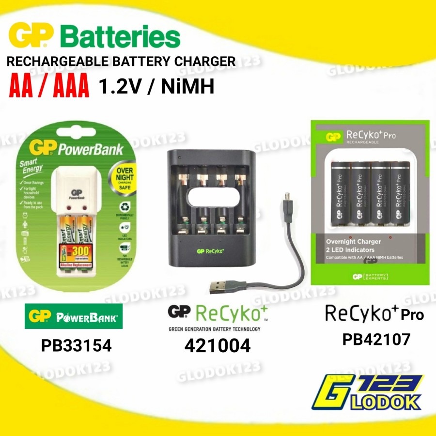 Smart Fast Charging Charger Baterai Cas Batre AA AAA Indikator LED