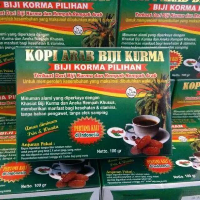 

Kopi Arab Biji Kurma Terbuat dari biji korma dan rempah rempah khas arab kopi herbal