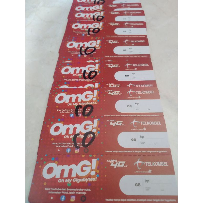 Voucher TELKOMSEL 10 GB