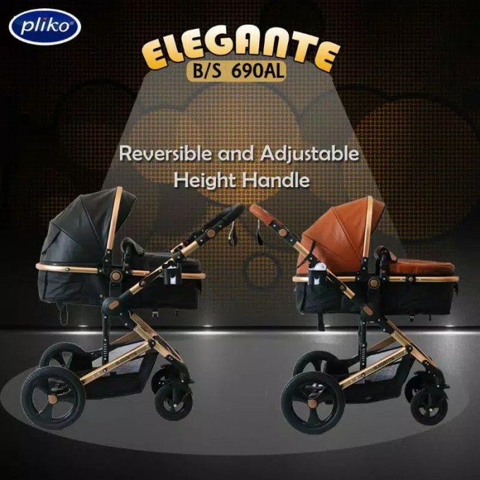 Pliko Elegante B/S 690AL 2in1 Baby Stroller &amp; Pram kereta bayi