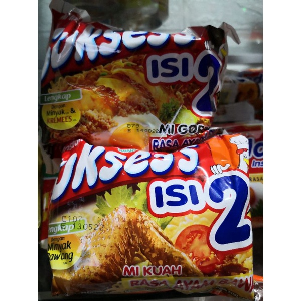 Mie Sukses isi 2 / mie sukses isi 2 goreng ayam kremes / mie sukses rebus