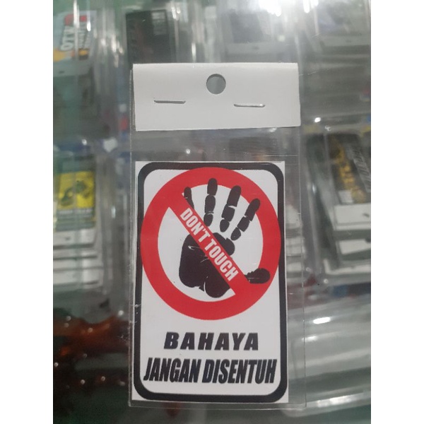 

Stiker don't touch,Sticker iwak galak stiker iwak galak sticker aquarium stiker aquarium sticker predator stiker predator