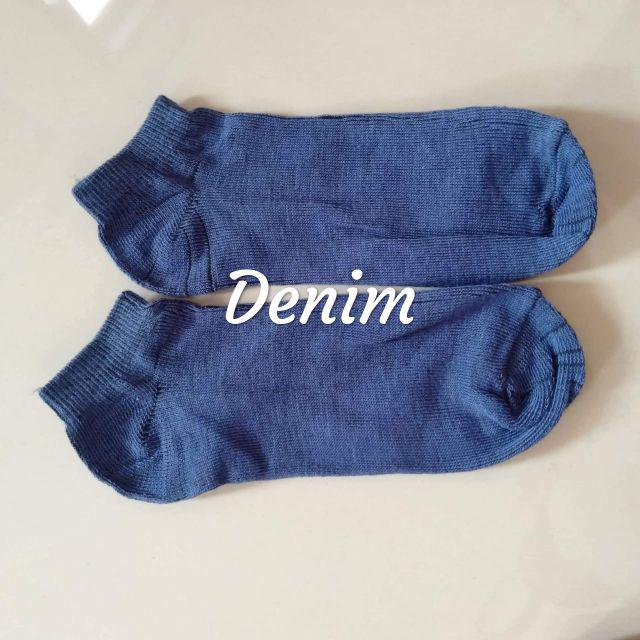 KAOS KAKI MATA KAKI POLOS / Semata Kaki MK-KK MK DENIM