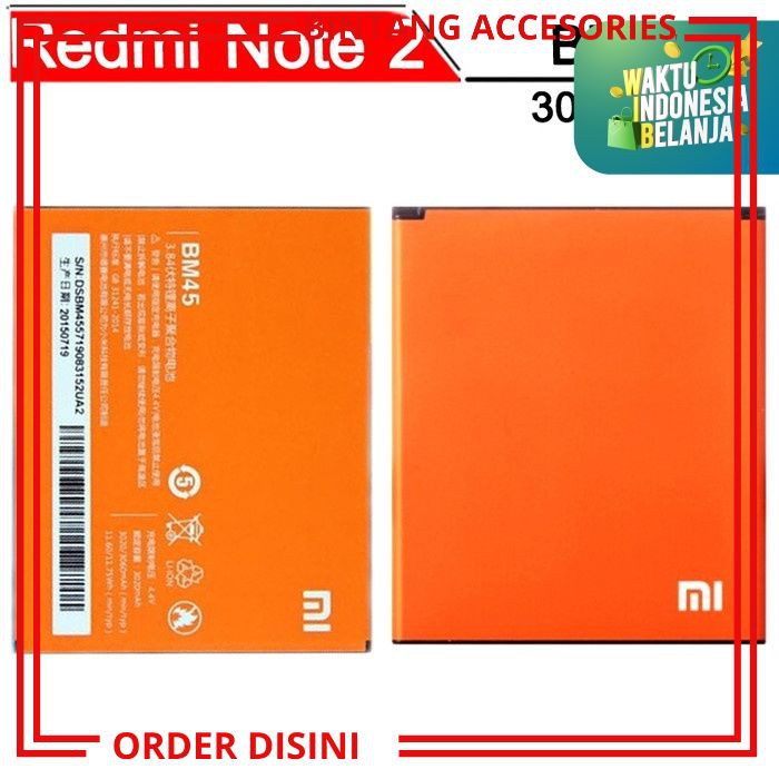 W117 BATRE XIAOMI NOTE 2 PRIME BATERAI XIAOMI BATTERY XIAOMI BATEREI XIAOMI BATRE HP XIAOMI