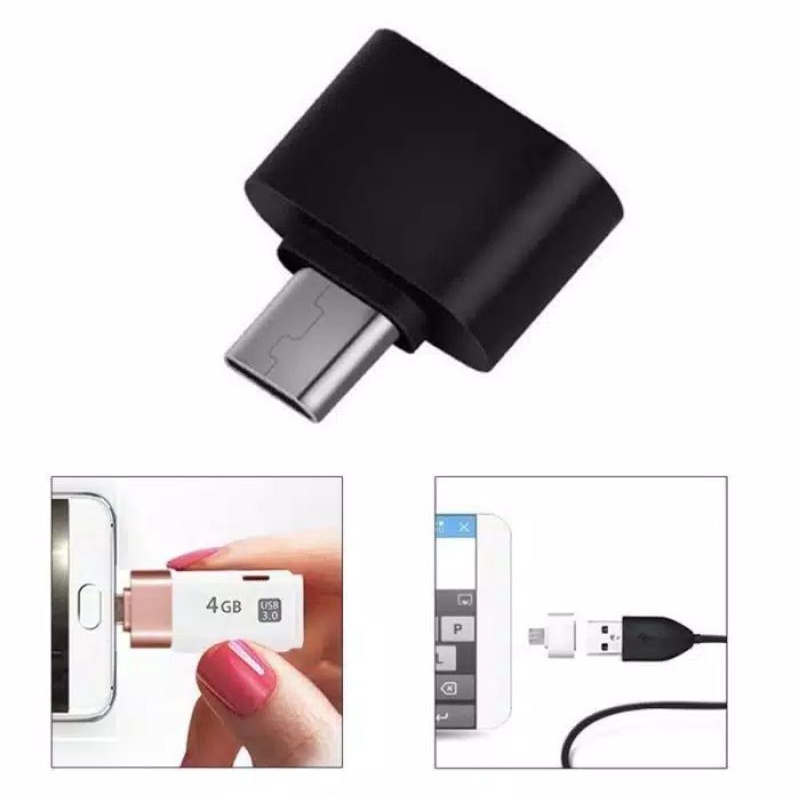 OTG Mini Micro USB Port Konektor Tanpa Kabel