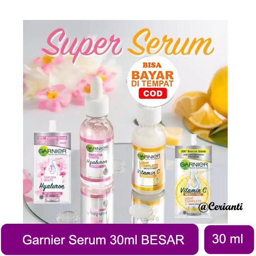 GARNIER SERUM 30x Booster Serum 30 ml Sakura / Light Complete Vit C