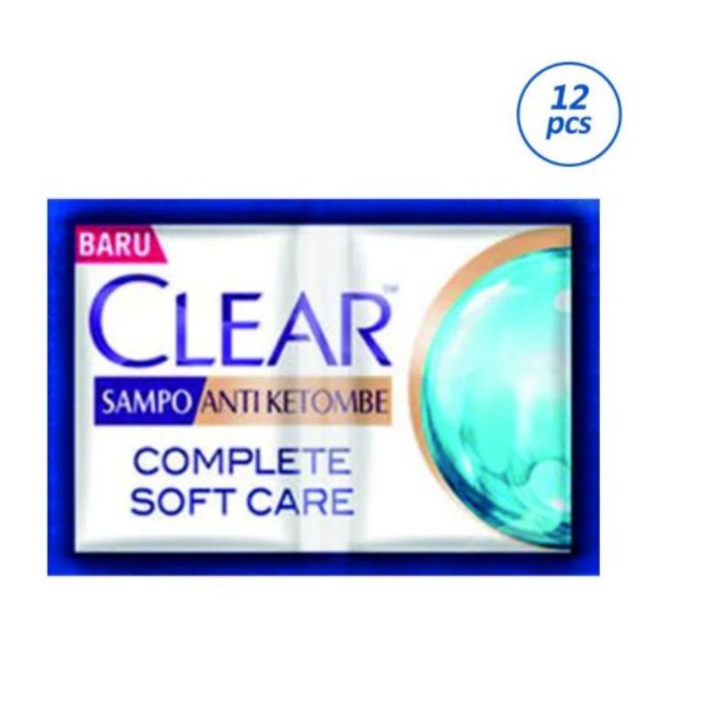 Shampoo Clear Sachet 1 Renceng isi 12 pcs