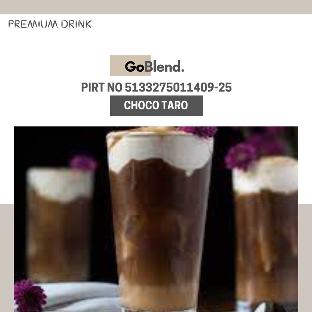 

Bubuk Minuman Choco Taro / bubuk rasa coklat taro