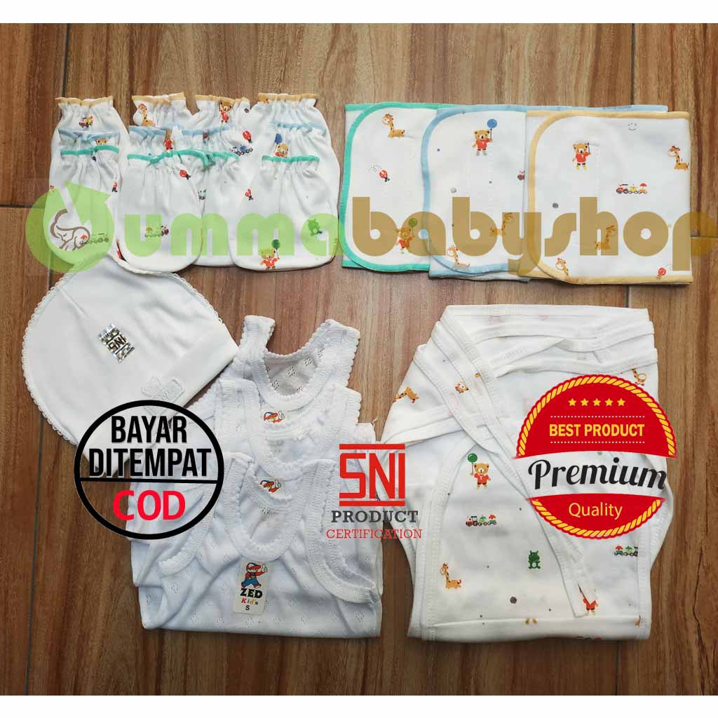 Paket Lengkap Perlengkapan Bayi Lahir Setelan Baju Celana Popok Laki Perempuan Gift Set Newborn Kado