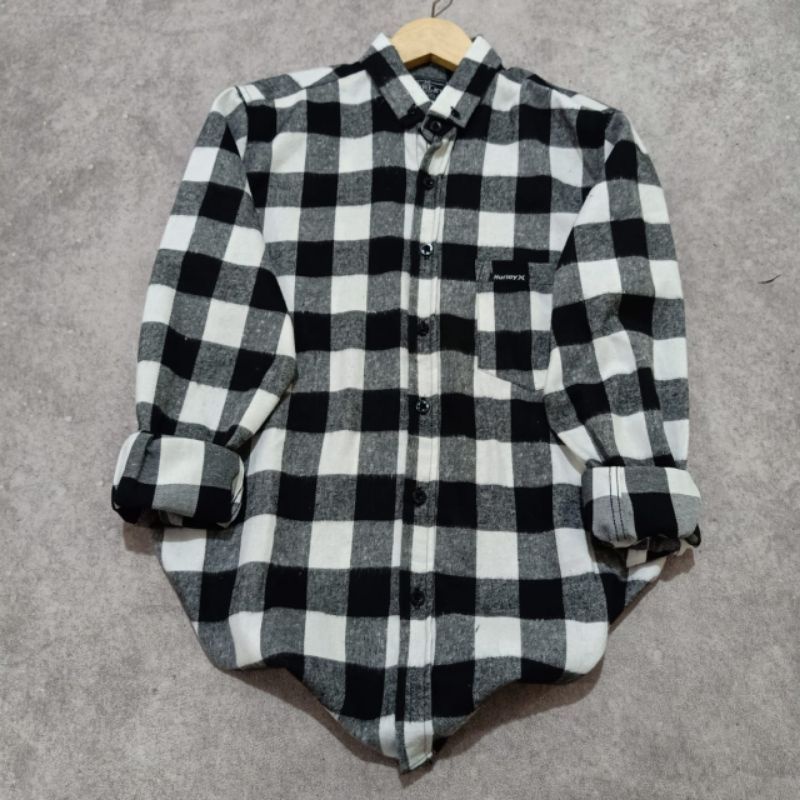 Kemeja Flanel Cewek Lengan Panjang Motif Kotak Kemeja Flanel Cowok Lengan Panjang