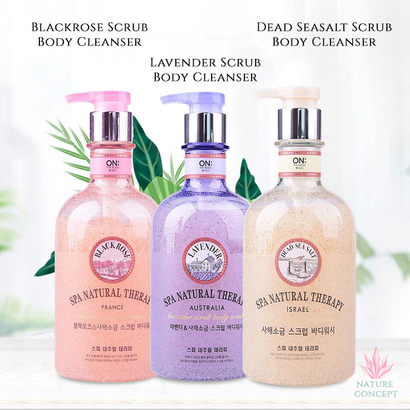 LG ON THE BODY Veilment Natural Spa Scrub Body Cleanser TERMURAH